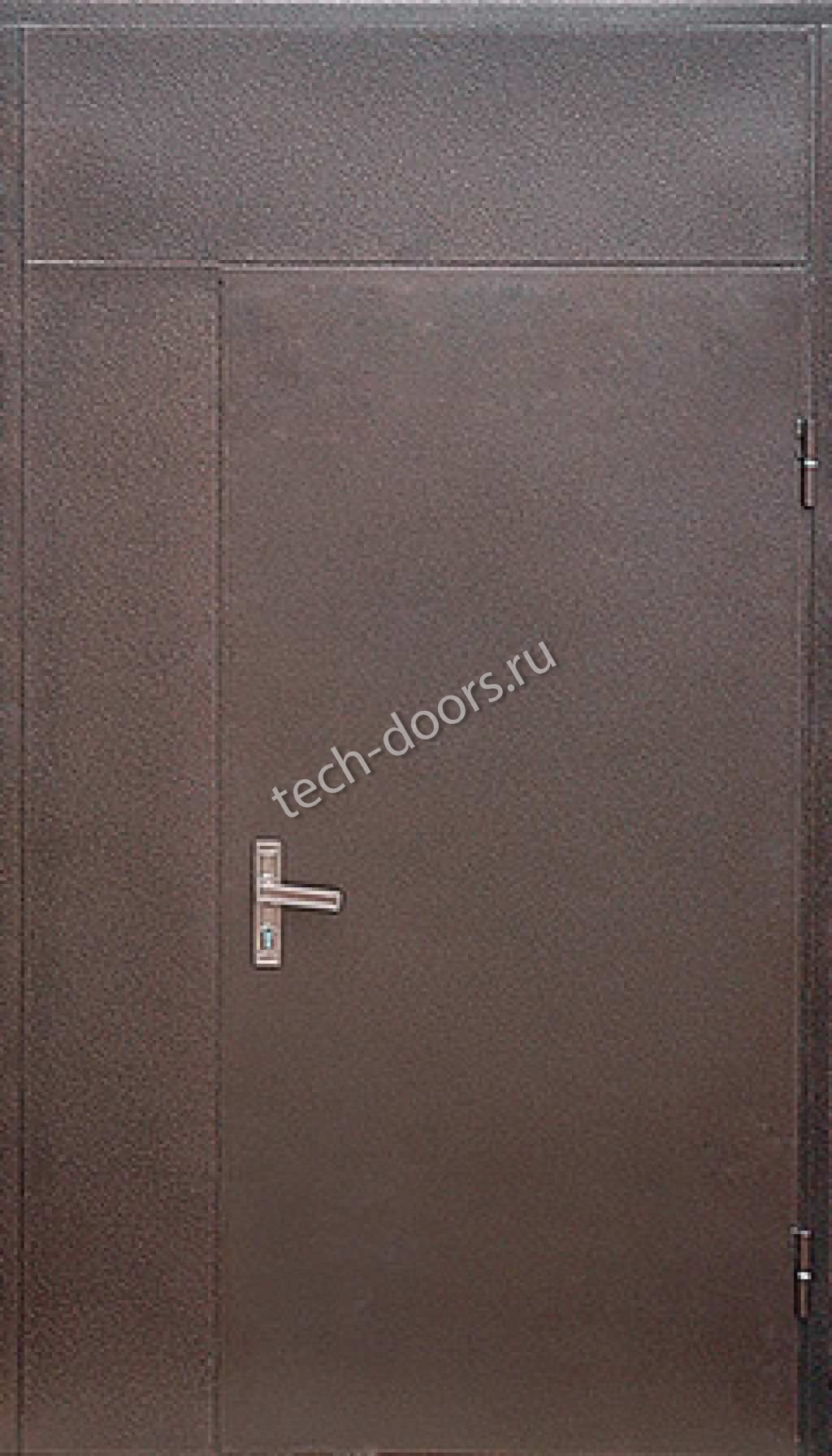 Дверь техническая полуторная 1250x2050 глухая