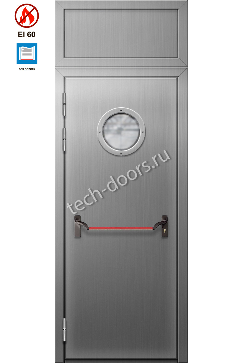 Дверь однопольная противопожарная с антипаникой 780x2050